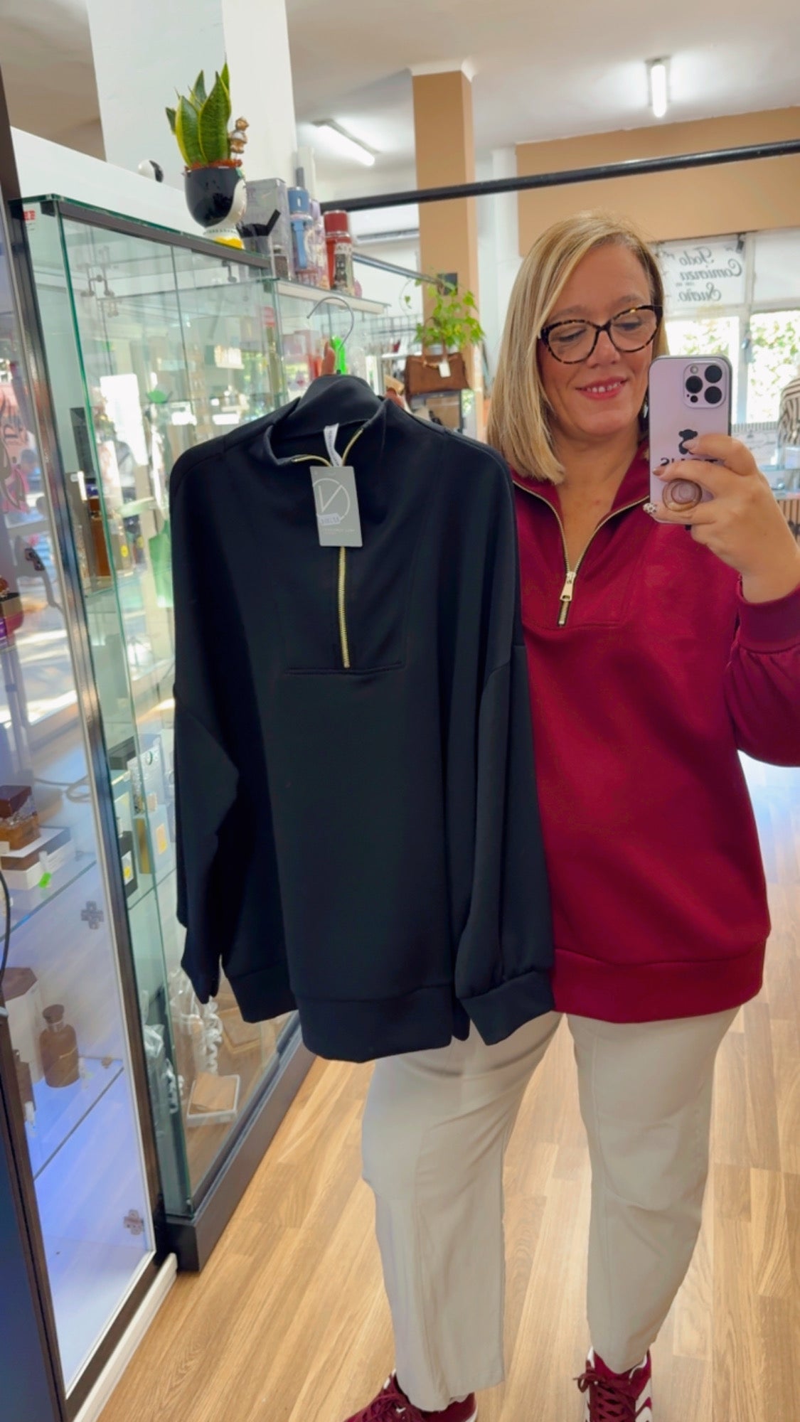 Sudadera curvy