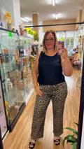 Pantalón vaquero Animal Print