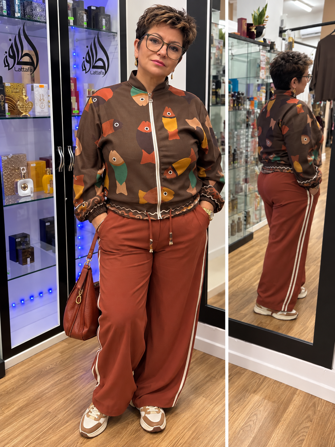 Chaqueta piel de melocotón